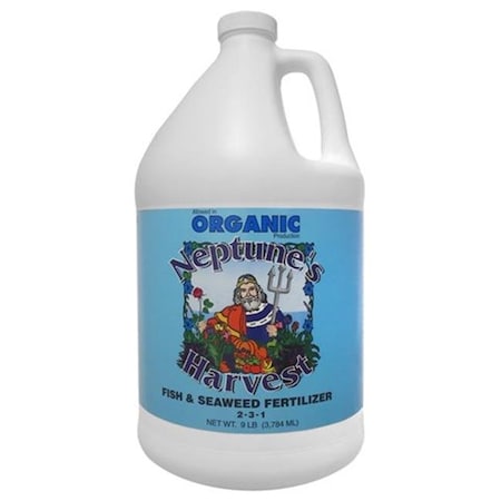 Neptunes Harvest Neptunes Harvest 142 oz Blue Label Gallon Fish Seaweed Blend Fertilizer - Pack of 4 FS 191